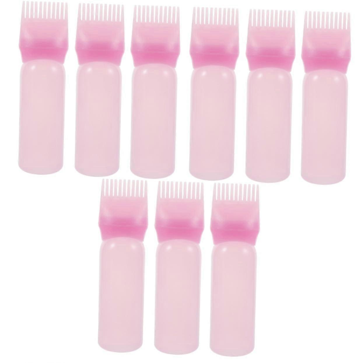 9pcs Root Comb Applicator Bottle for Precise Root Application and Even Hair Dye Distribution
