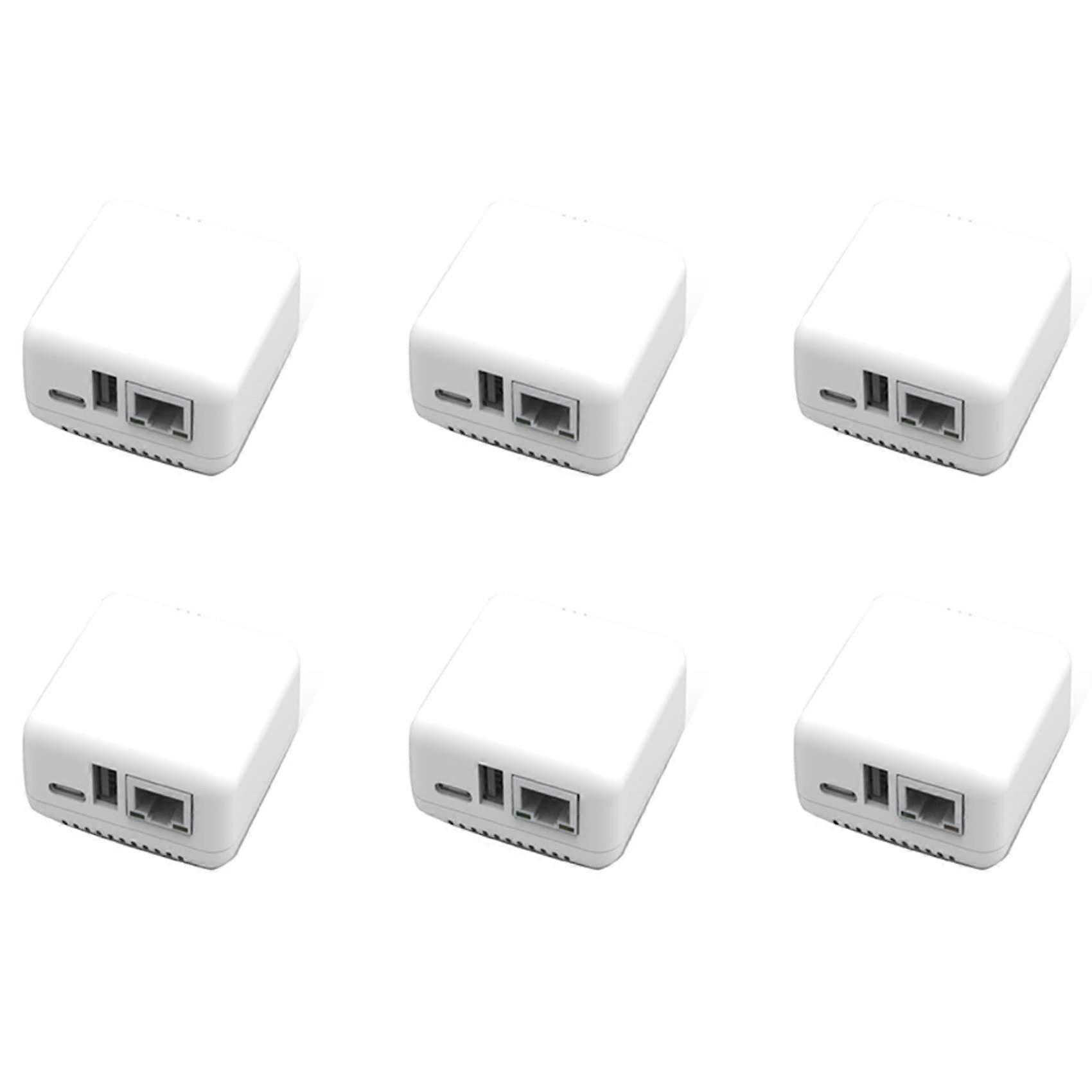 6X Mini NP330 USB 2.0 Network Print Server for MultiDevice Speed Printing