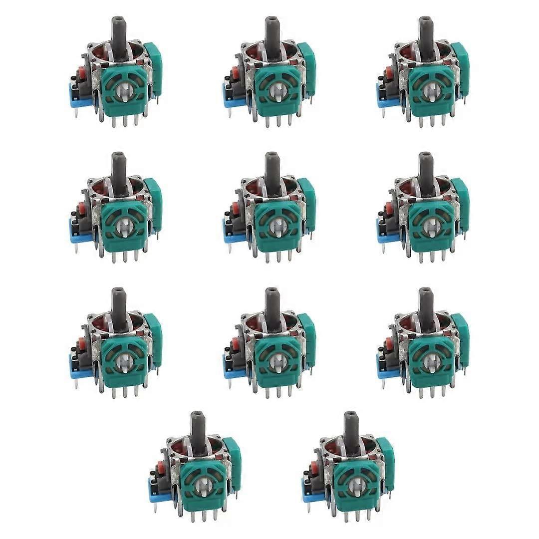 Analog Stick Replacement Blue 10Pcs Durable Thumbsticks for PS4 Xbox One Controller for Precise Control