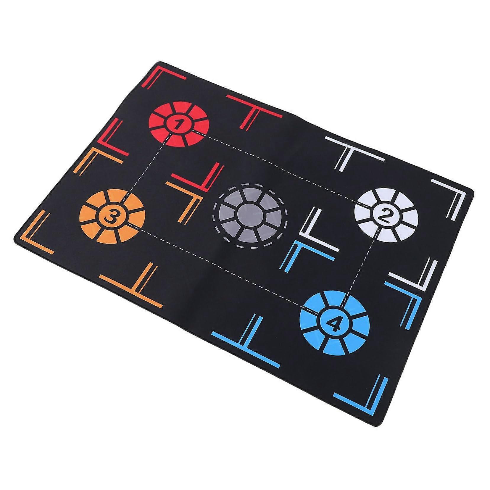 Basketball Training Mat with NonSlip Surface and Shock Absorption for Indoor Dribble Practice