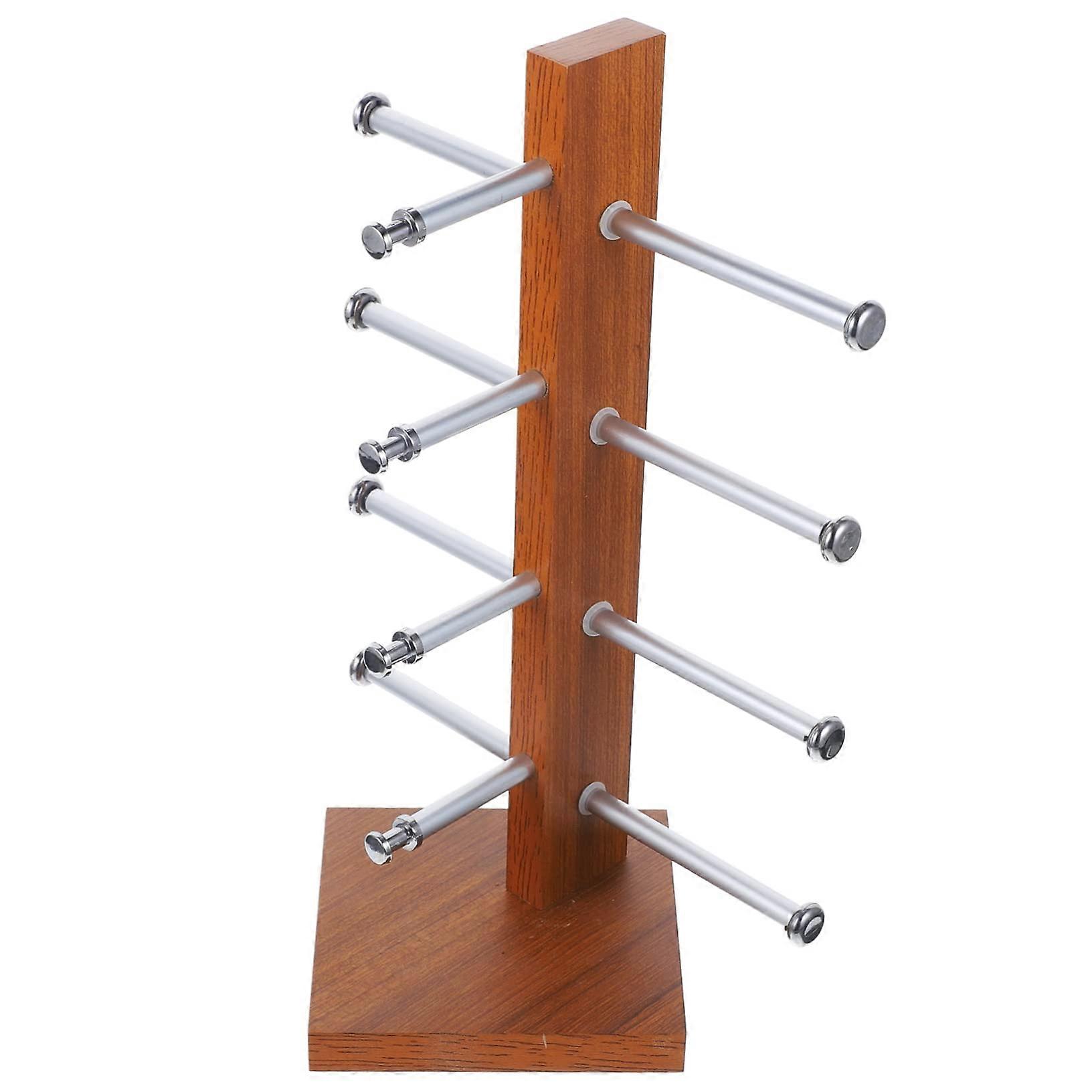 MultiTier Glasses Holder Stand with Stable Wide Base, Desktop Sunglasses Display Organizer