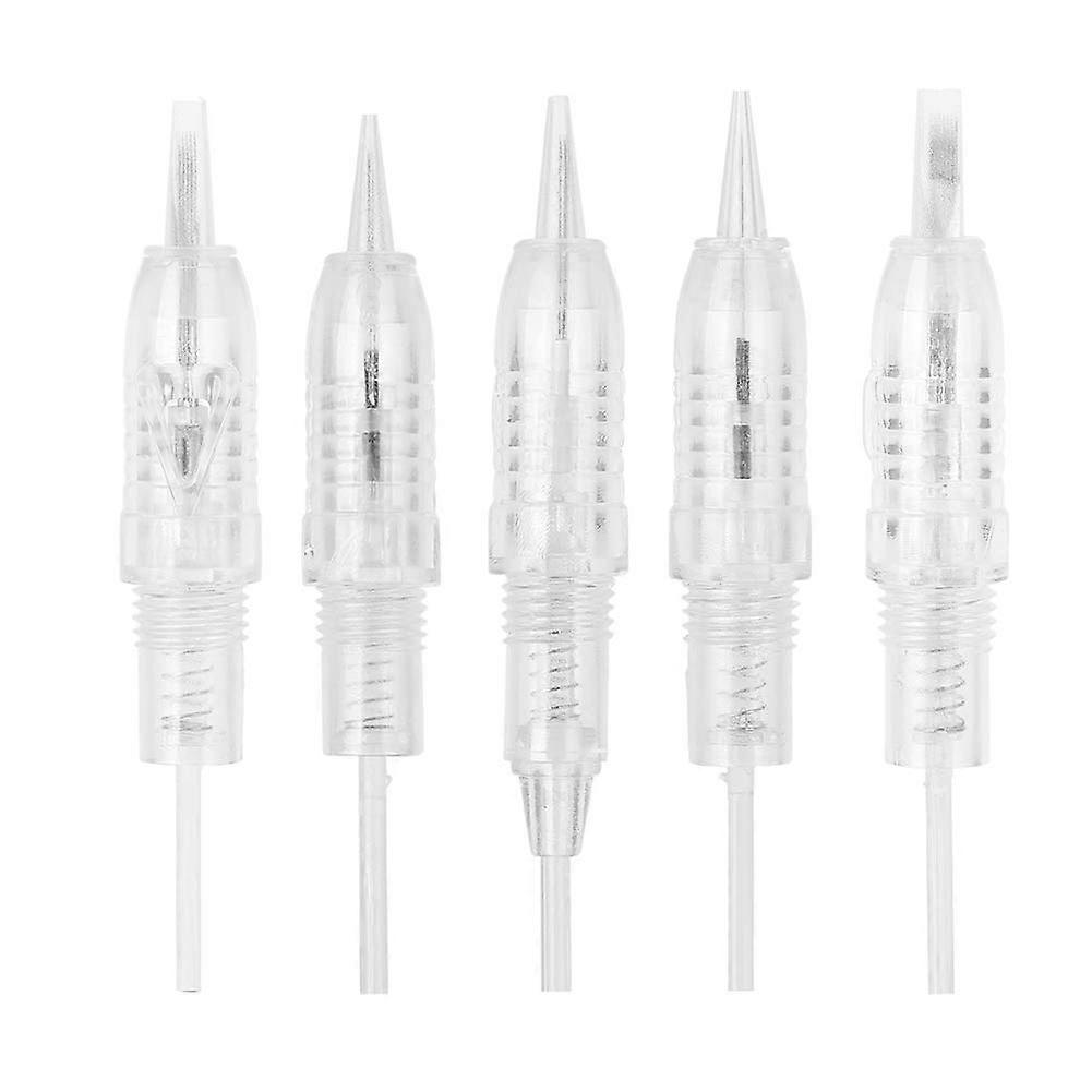 Tattoo Needles Set for Permanent Makeup Eyebrow Microblading, Stainless Steel, 5Pcs Mixed Sizes