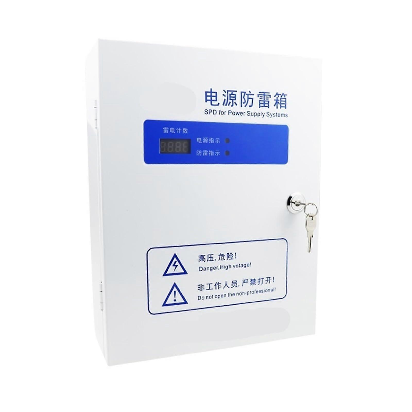 Industrial Surge Protector 20kA Single Phase 220V Lightning Protection Box for Server Room