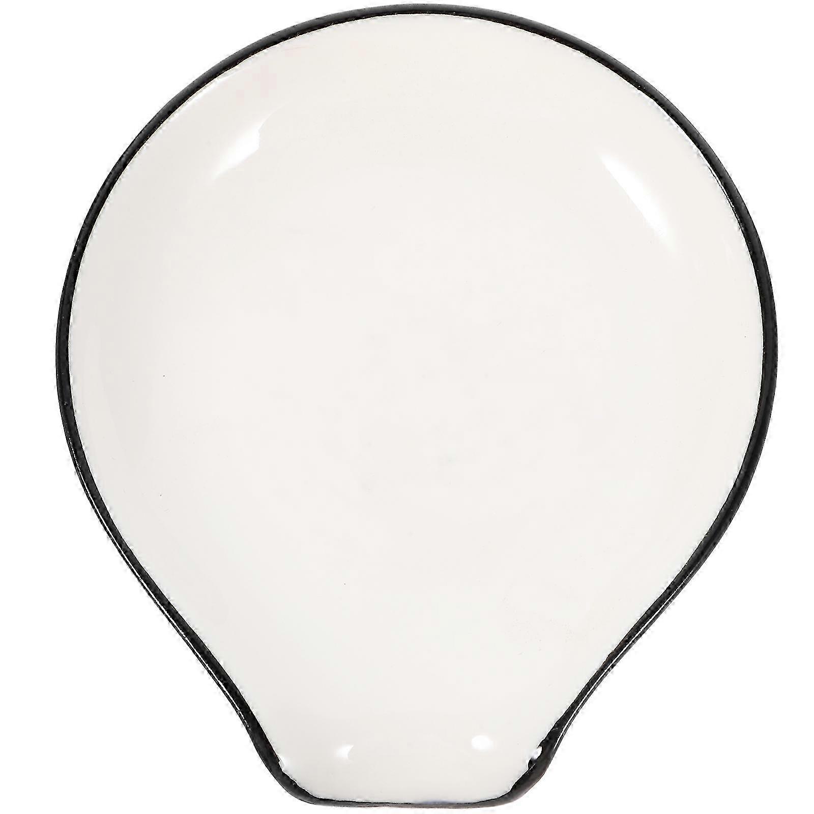 Ceramic Spoon Rest for Home Kitchen Countertop Scoop Holder