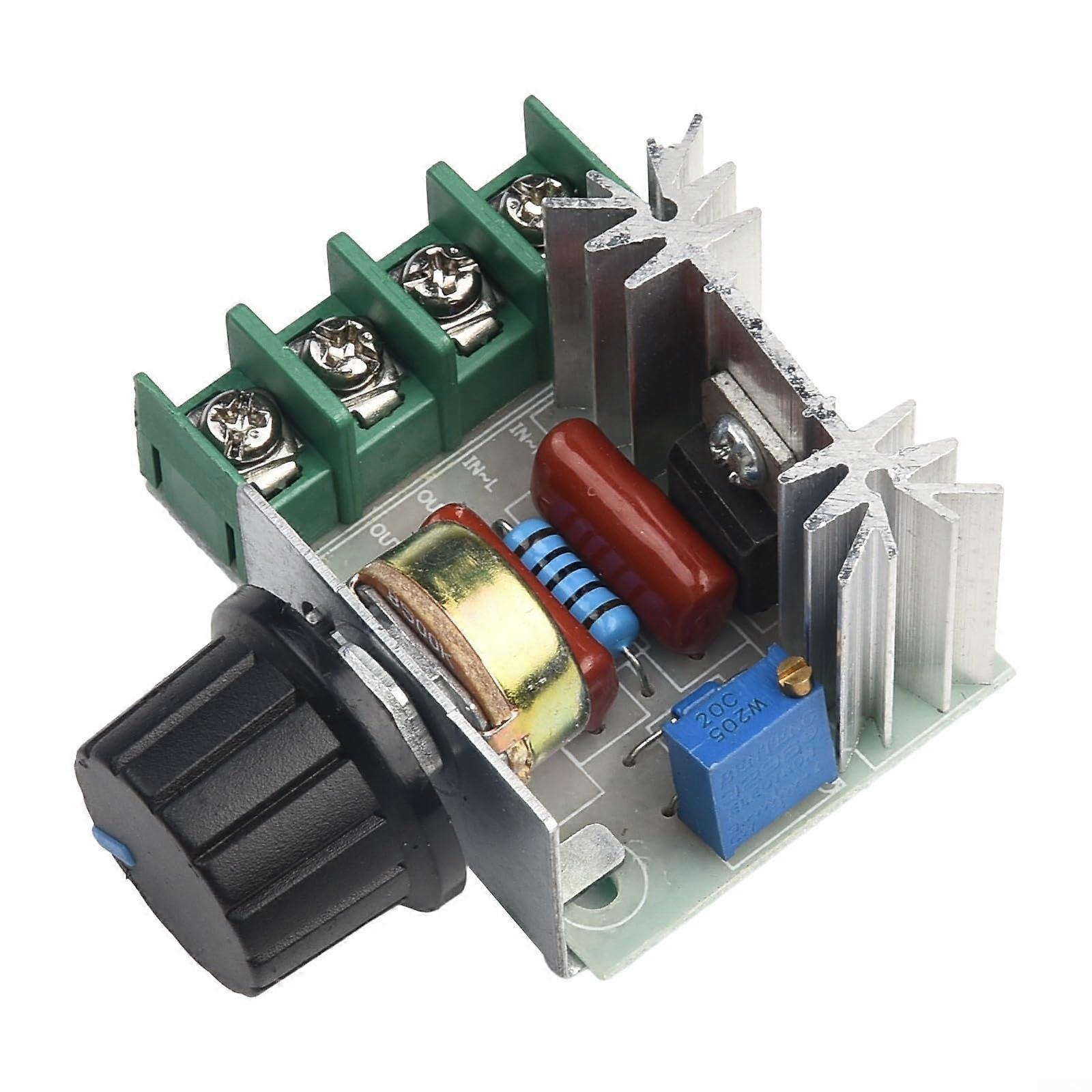 2000W Motor Speed Controller 220V Adjustable SCR Voltage Regulator with Precise Voltage Control