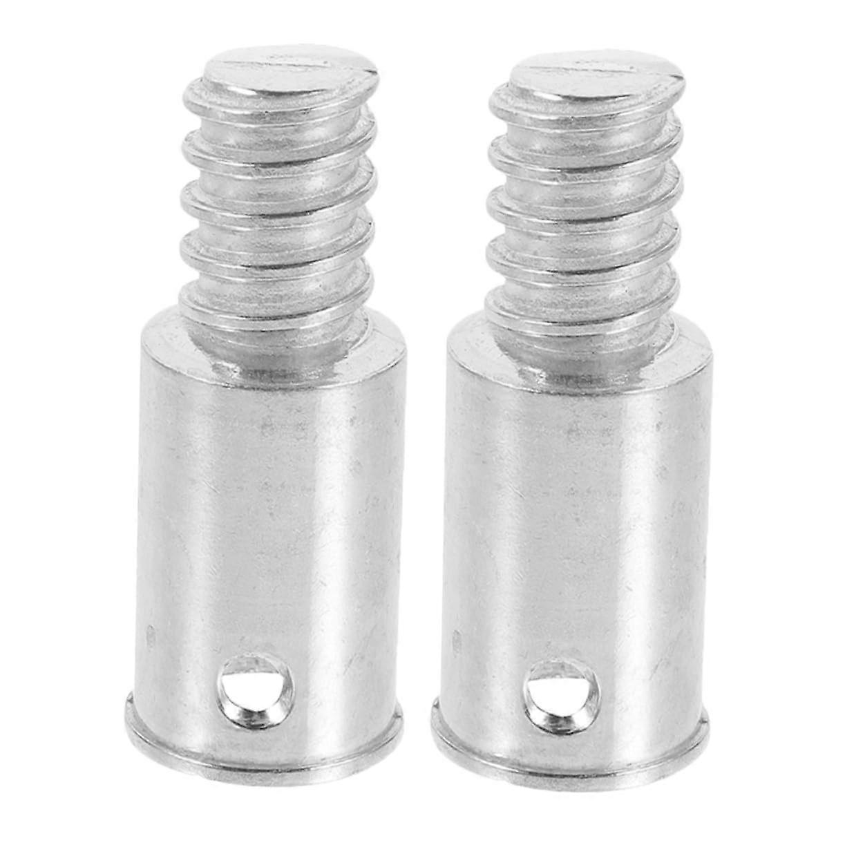 Broom Handle Adapter Aluminum Threaded Connector Quick Install for Mop Poles 25mm Durable
