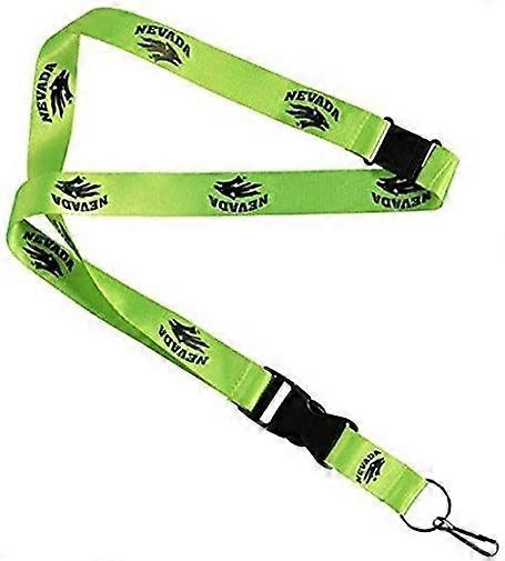 Nevada Wolfpack NCAA Neon Lanyard
