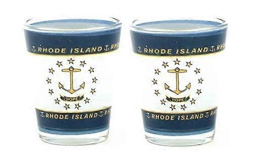 Rhode Island State Schnapsglas 2er Pack