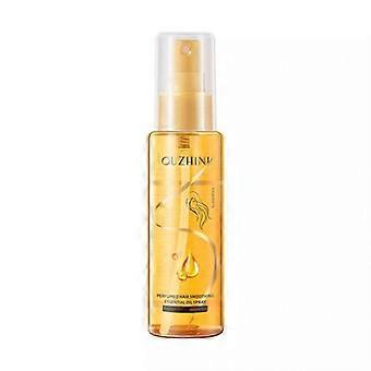 Spray de óleo essencial perfumado para suavizar os cabelos. Spray leve para cuidados com os cabelos secos e com frizz. Absorção rápida para cabelos sedosos e macios.