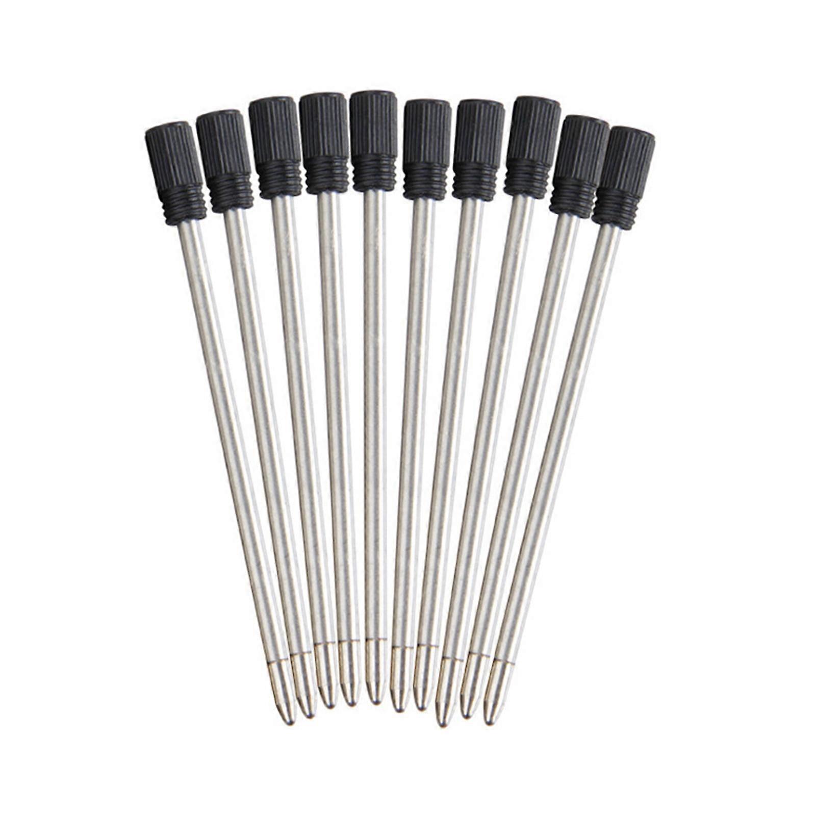 10Pcs Replaceable Ballpoint Pen Refills for Multifunction Pen, Metal Refils