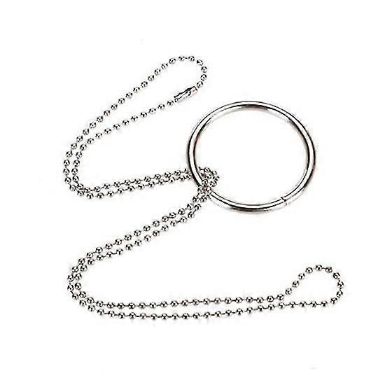 Ring Necklace Metal Trick Props Knot