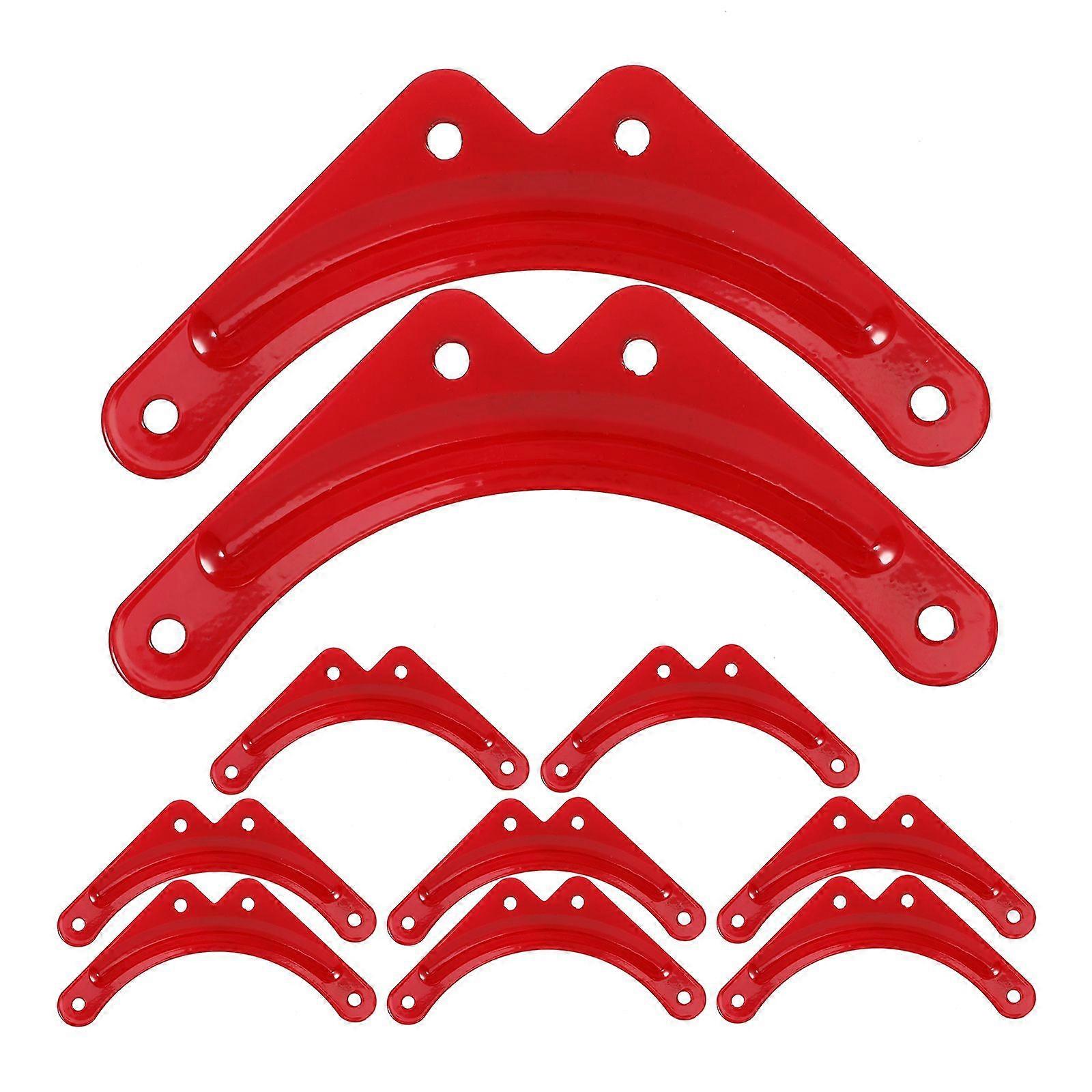 10pcs Corner Bracket For Step Ladder Replacement Step Ladder Corner Brace Part Triangle Fixed Sheet