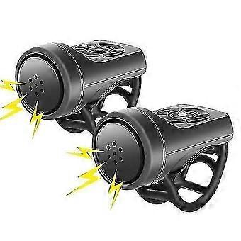 Campanello per bicicletta da 120 dB, clacson elettronico ricaricabile tramite USB, 4 modalità, clacson per moto, bici, mountain bike, allarme antifurto per ciclismo su strada