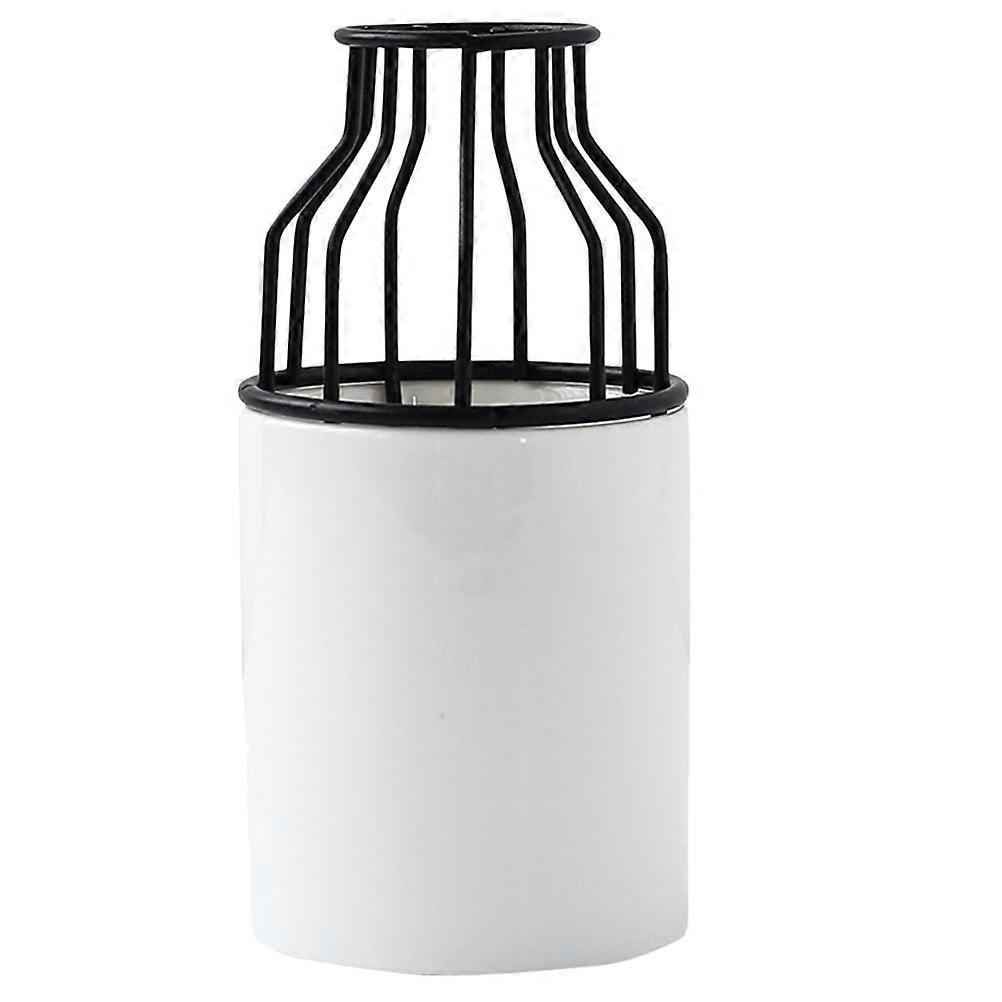 Aromatherapy Bottle Ceramic Small Vase for Home Decor 3Pcs