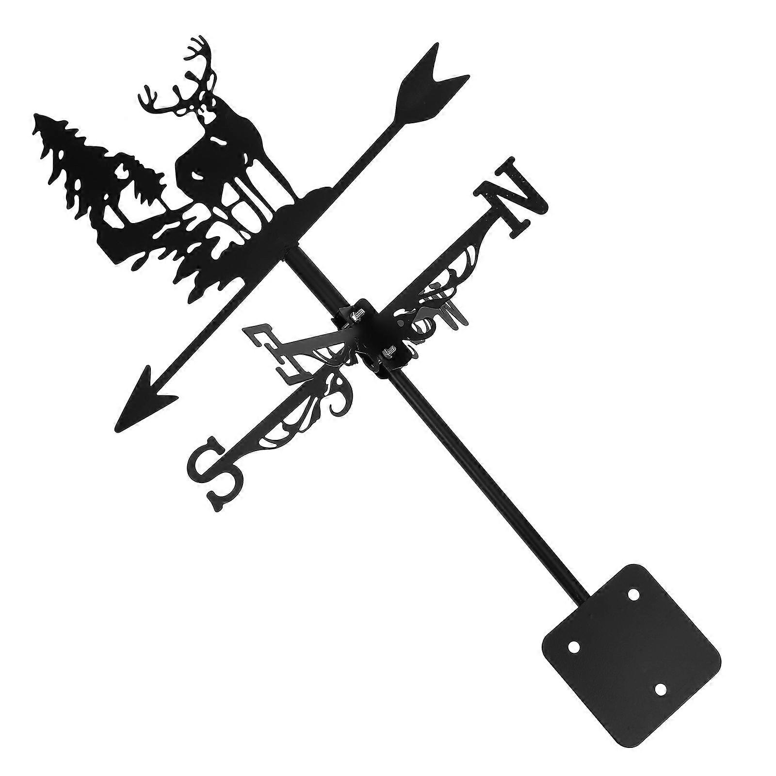Outdoor Deer Weather Vane Wind Direction Indicators