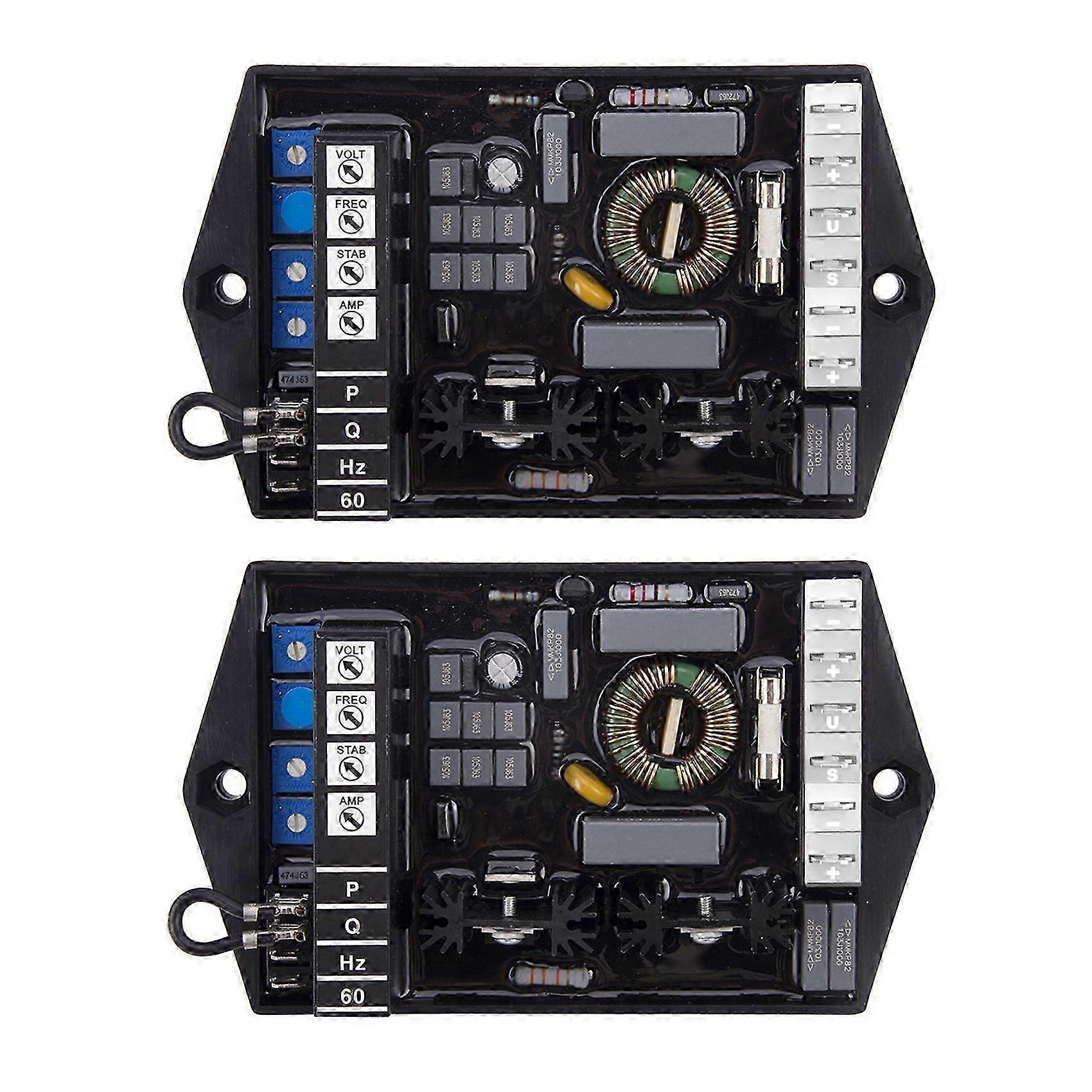 2X Compatible with Marelli AVR Generator Automatic Voltage Regulator Electric Genset Voltage Control Adjustable Stabilizer M16FA655A