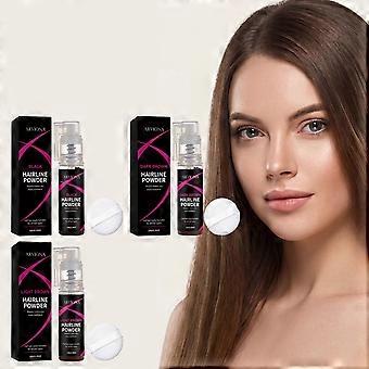 Hairline Powder, Instant Hairline Concealer for Thinning Hair, Long-Lasting Root Touch-Up, 3 Shades Available, 10g