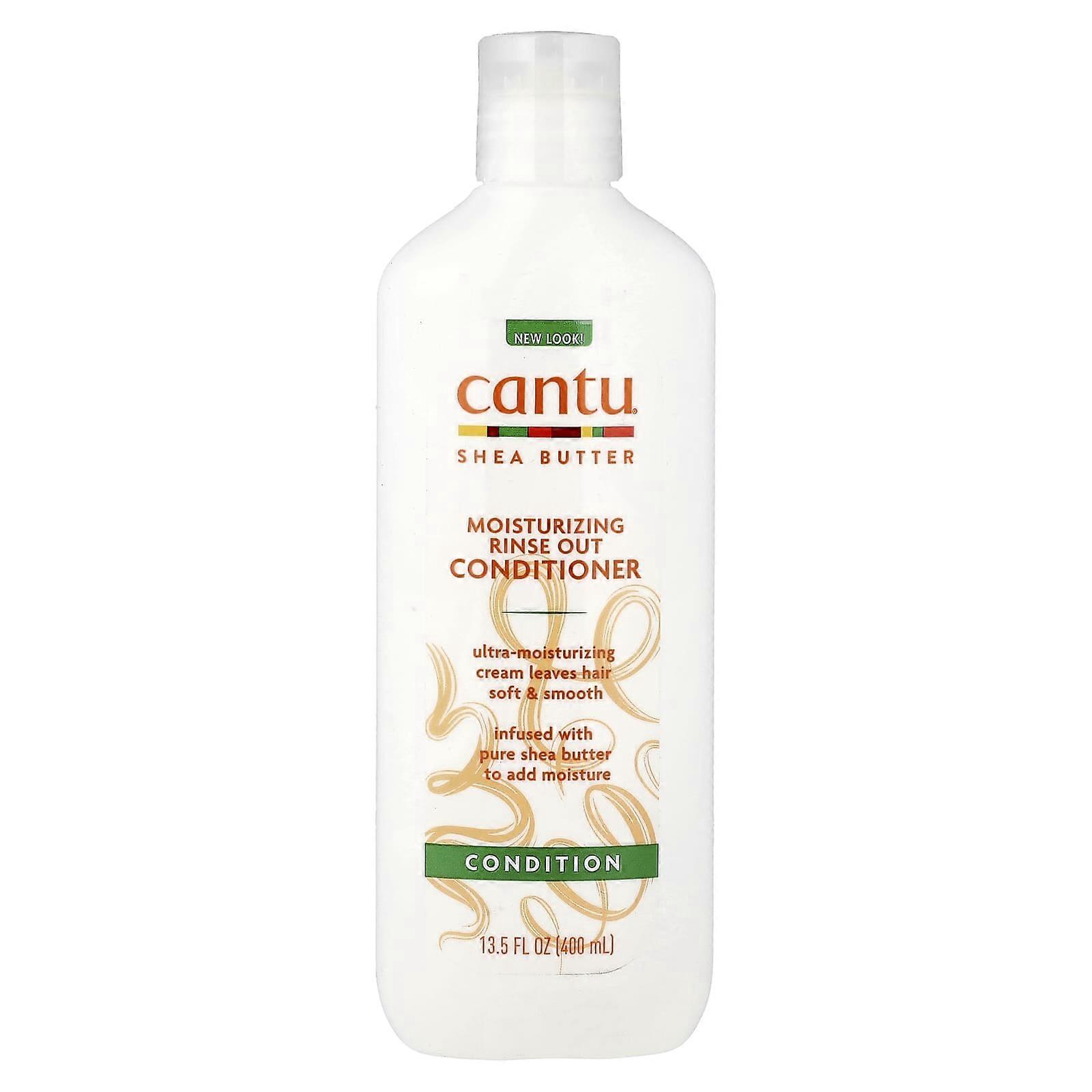 Cantu Shea Butter Feuchtigkeitsspendende Spülung, 400 ml, 4er-Pack