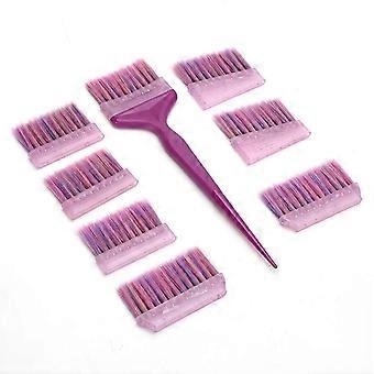 2026 Good!! Superior Color Application Comb Featuring Pointed Edge For Detailed Parting Strong Plastic Construction Hair Styling And Care Brush red