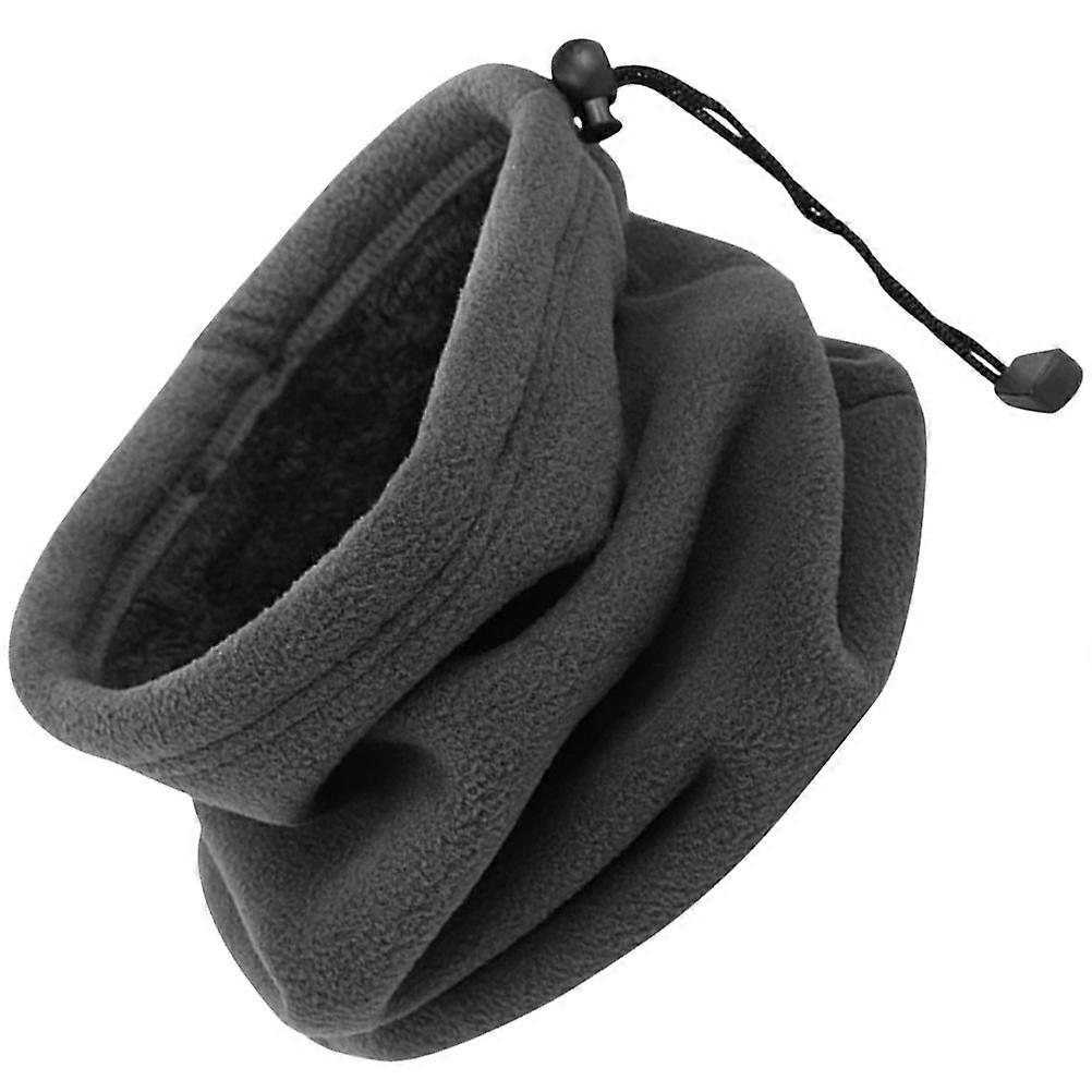 Winter Neck Sleeve Multi-Function Neck Protector for Protection Dark Grey