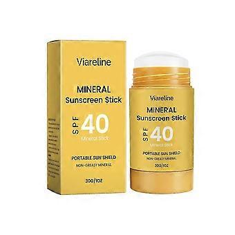 SPF 40 Mineral Sunscreen Stick, Reef  Zinc Oxide Sun Protection, Non-Greasy Portable Stick for Face & Body, Suitable for Kids & Adults, 30g/1oz like w