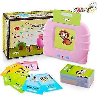 2025 Educational Toys - Standard French - Talking Flash Cards - Eye Protection - 224 Words - Pink_WusaQ