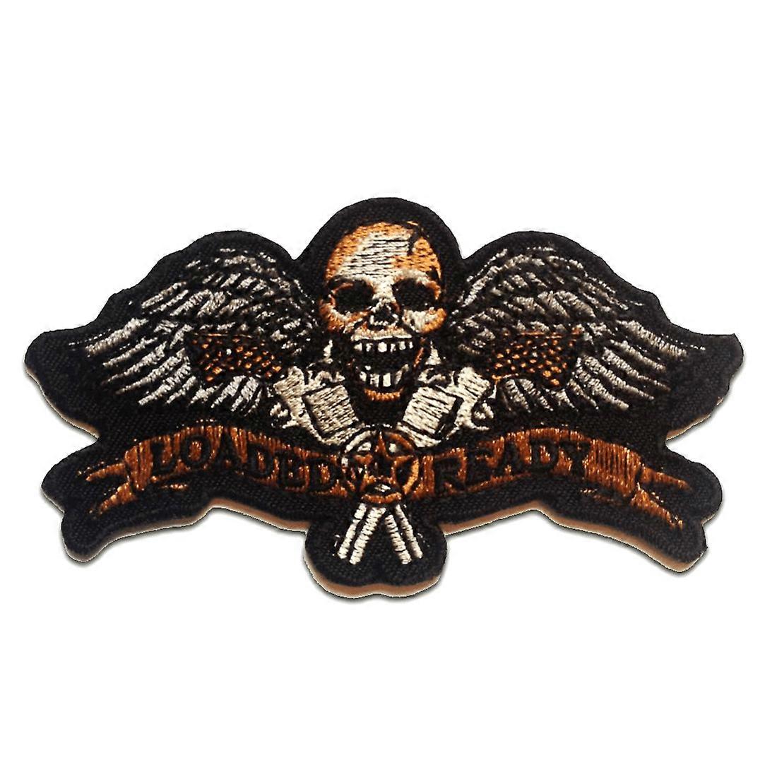 Patch - LOADED READY Biker - black - 13 x 5.5 cm - Patches