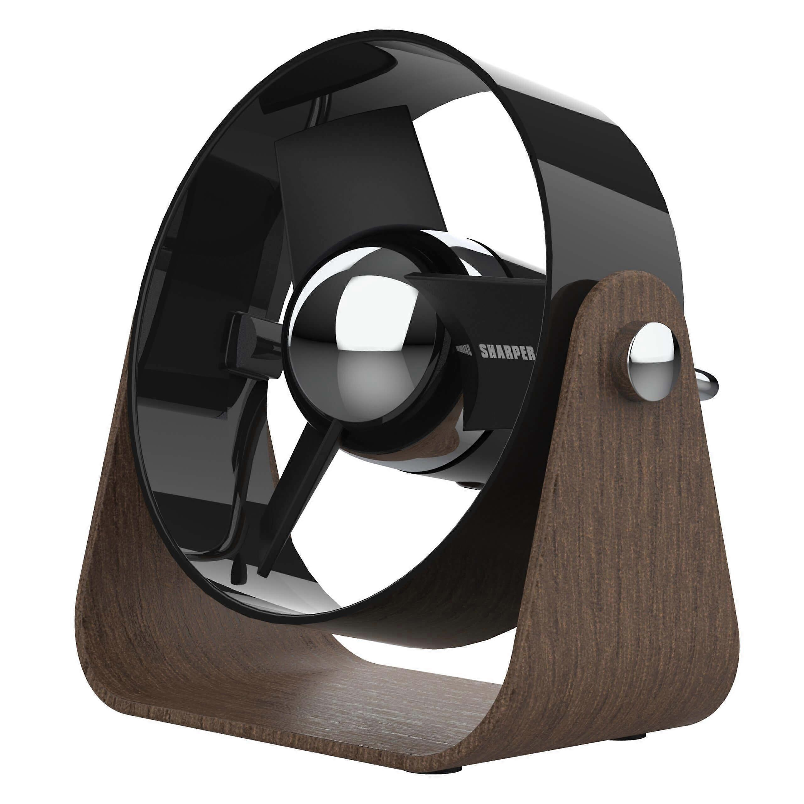USB Table Fan Sharper Image SBS1 Black