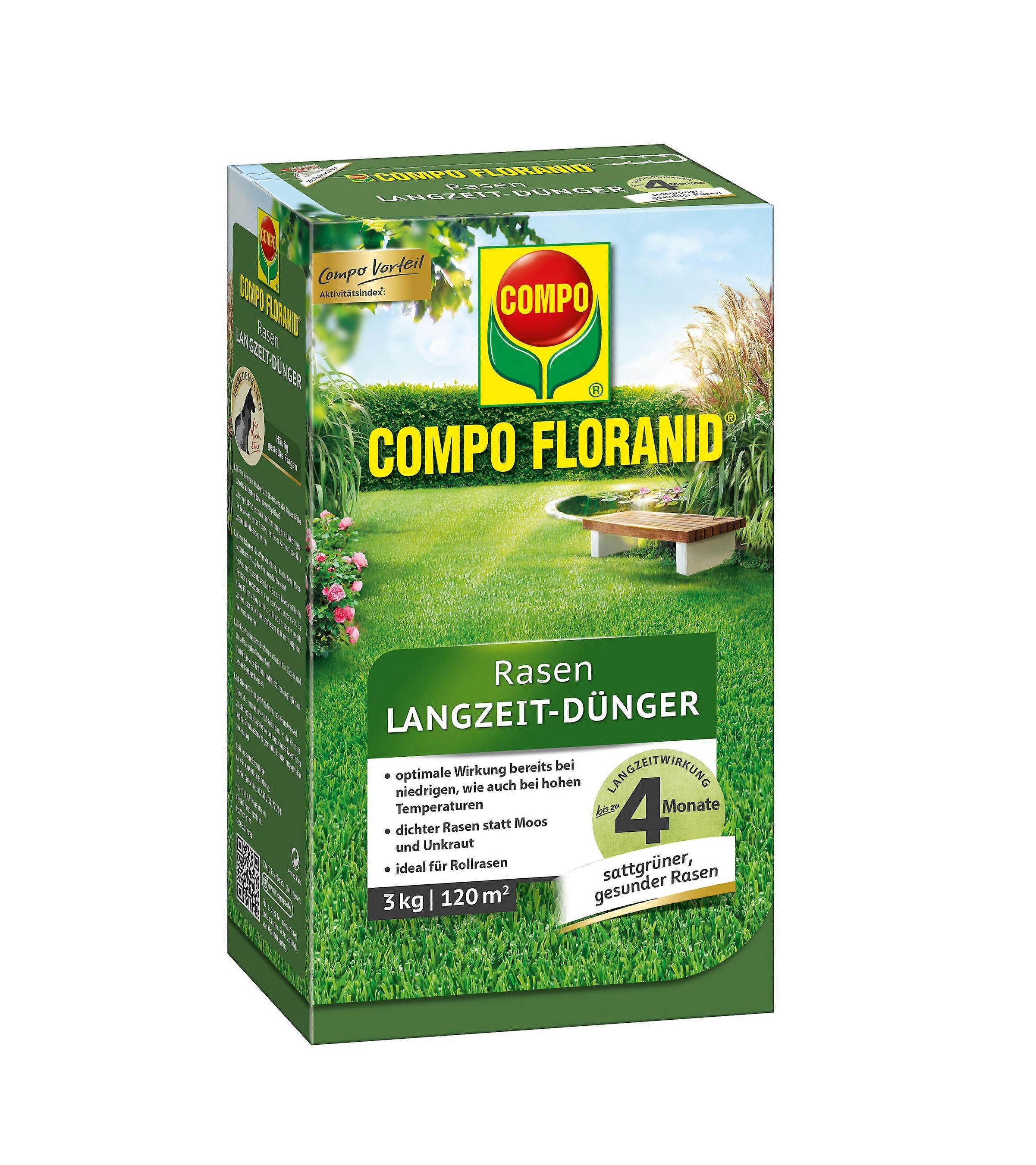COMPO Rasen Langzeit-Dünger Perfect, 3 kg