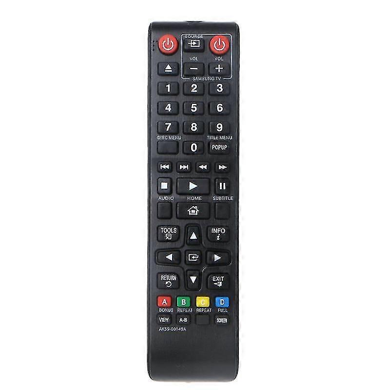 Remote Control Replacement for DVD Blu-ray Player Compatible with Select Models Black ABS