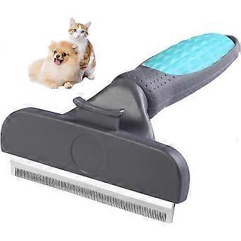 Cat Dog Brush, zelfreinigende katten- en hondenverzorgingsborstels Pet Dead Hair Brush Verwijdering met één klik Dead Hair en Undercoat Pet Grooming Tool