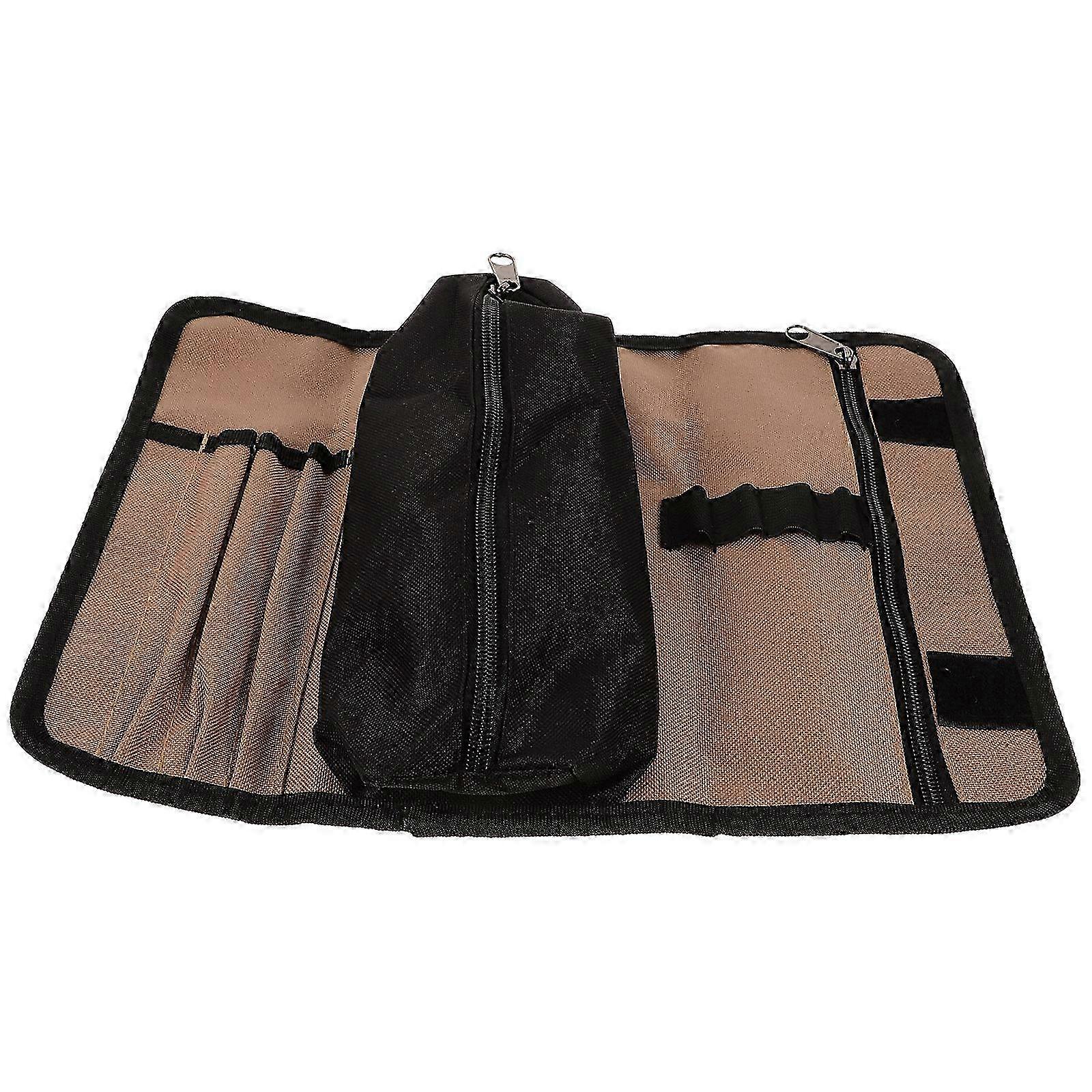 Tool Roll Foldable Small Tool Roll Utility Tool Bag Nylon Pouch Organizer Bag