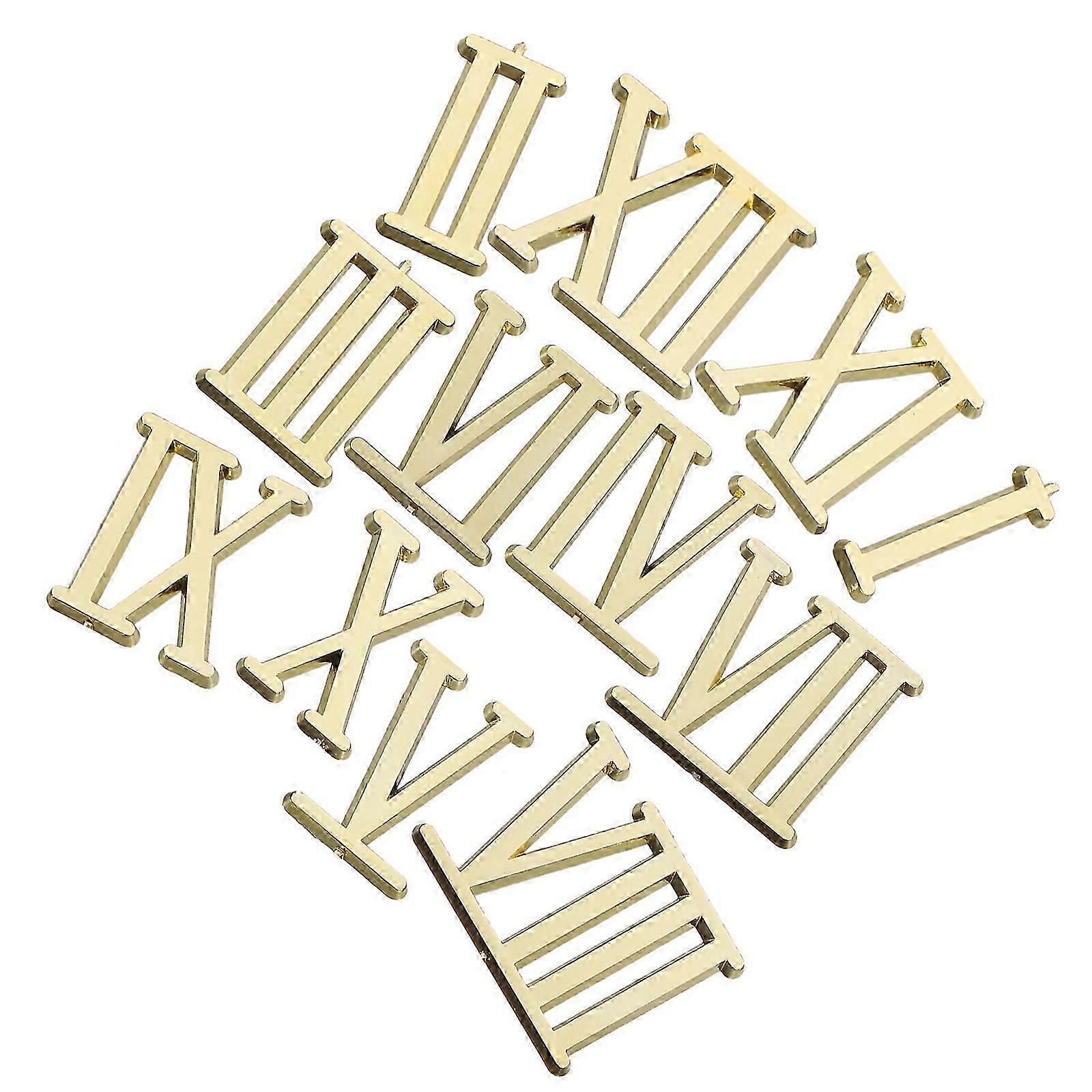Clock Hands Set Roman Numerals Kit for Clock 1Set Electroplated