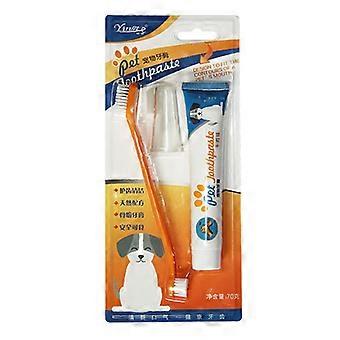 Dog Toothpaste and Toothbrush Set - Beef Flavor, Pet Oral Care