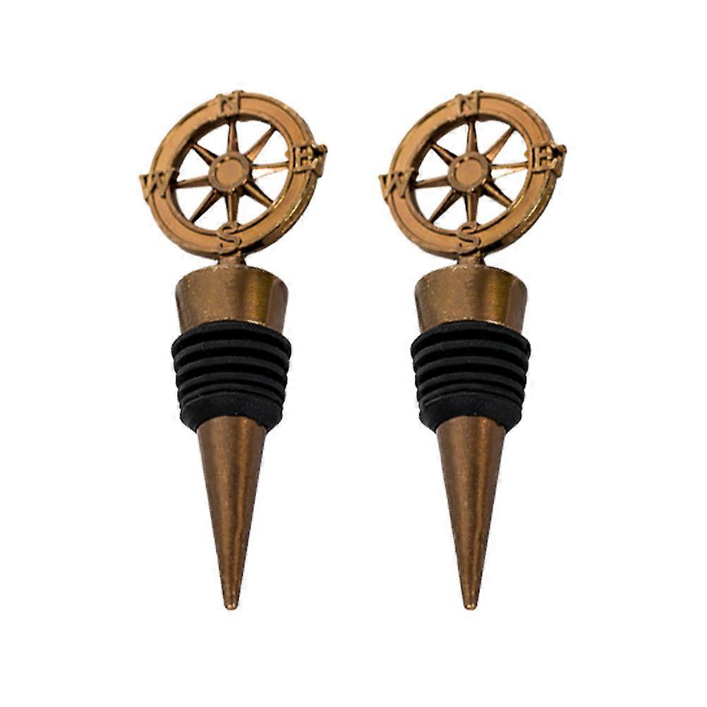 Red Compass for Use 2Pcs Golden