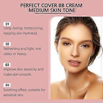 Weicher Concealer für mittleren Hautton, BB-Creme, mild, feuchtigkeitsspendend, feuchtigkeitsspendend, weich, leicht, hautfreundlich, matt, klar, Tages-Make-up, 50 g