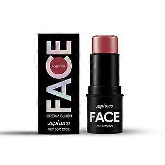 Zephoco Rose Pink Makeup Holding Powder Blush Stick – für den Alltag, zum Beispiel zum Pendeln oder für Dates. Der Stick ist leicht zu verwischen und sorgt für ein angenehmes Farbergebnis.