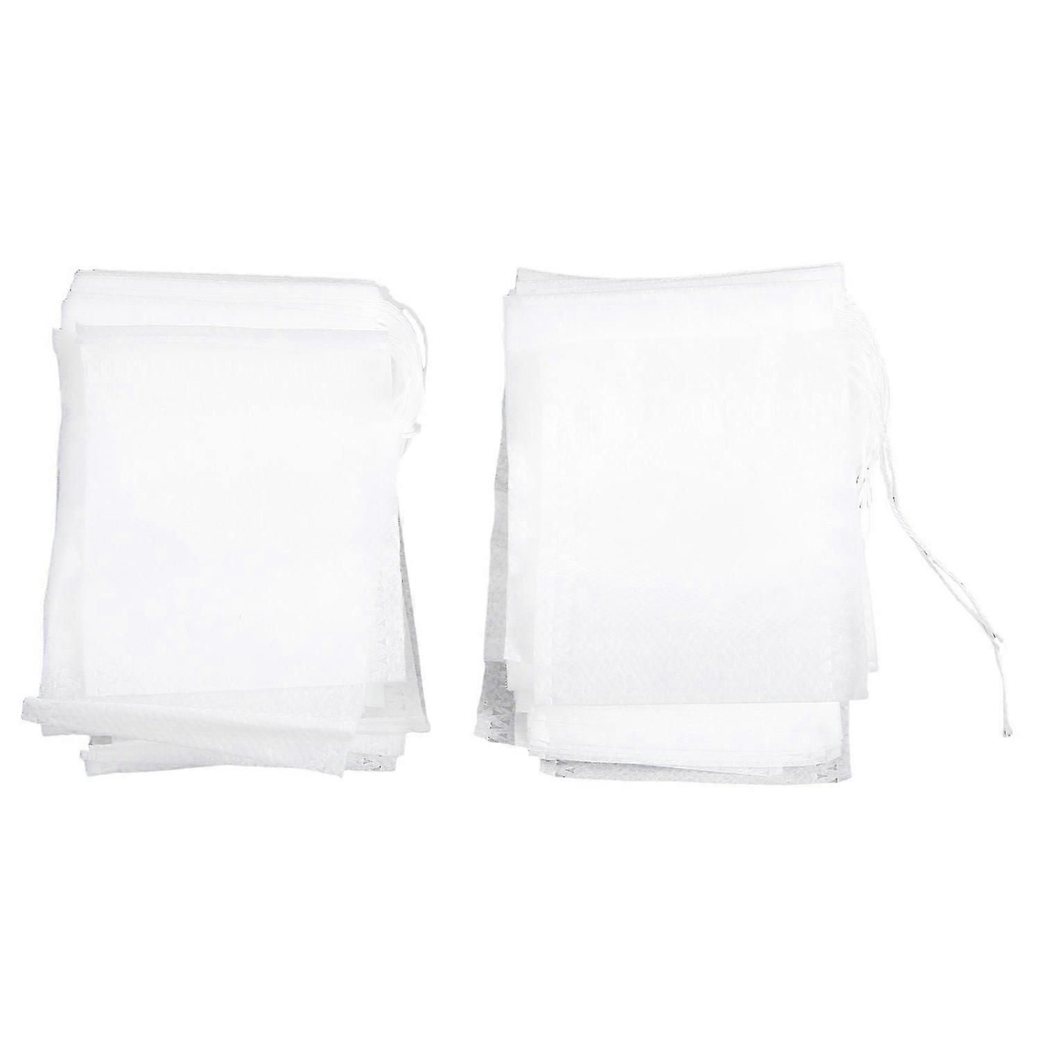 100 Pcs Disposable Empty Tea Bag String Heat Seal Filter Paper