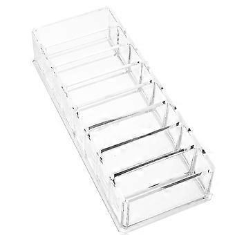 Cosmetic Organizer Transparent Acrylic Pressed Powder Box with 3Pcs