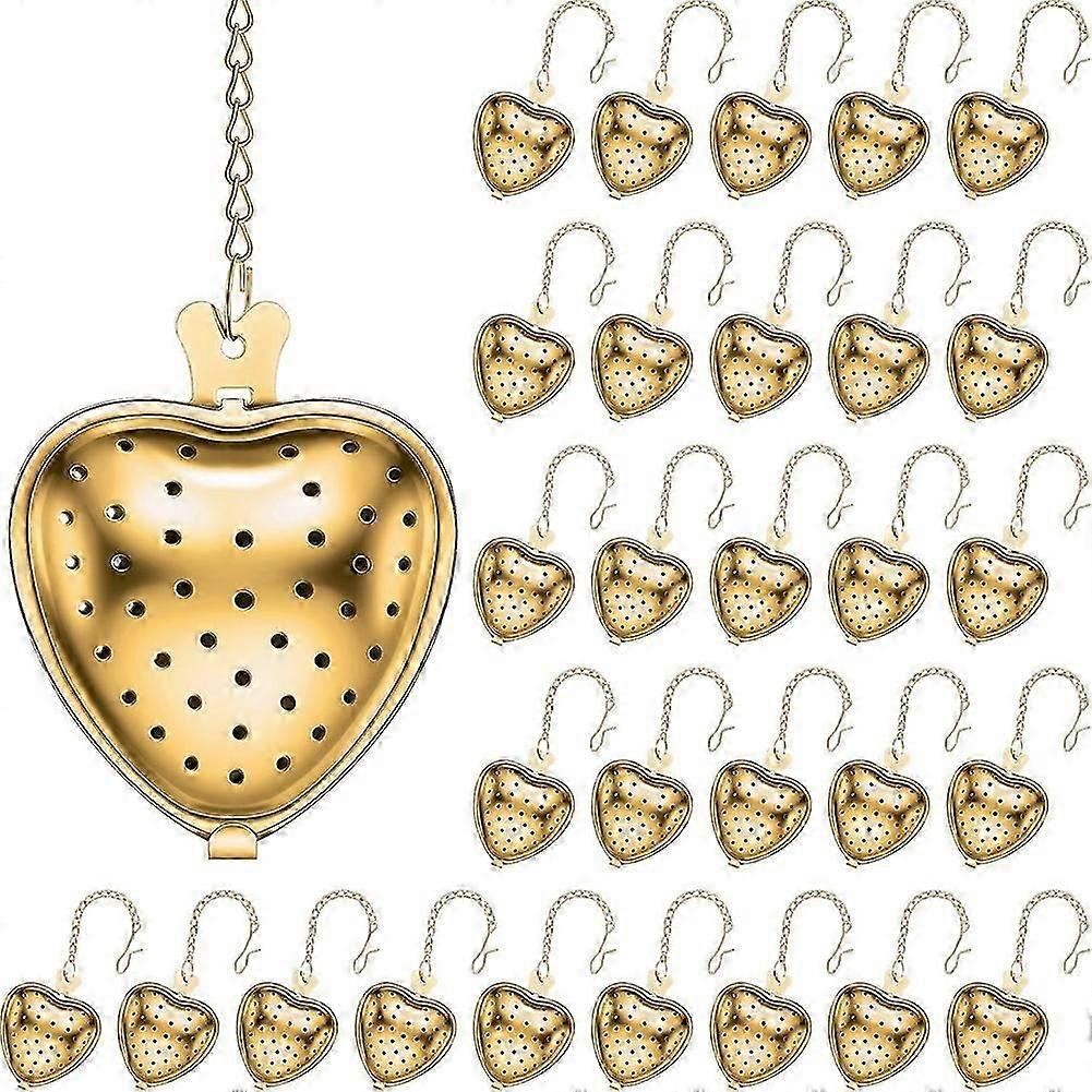 30 Pcs Stainless Steel Tea Strainer