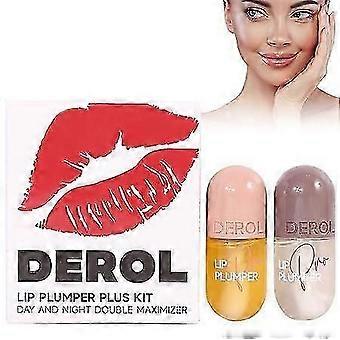 Lip Plumper Essence, Transparent Lip Gloss, Clear Lip Oil, Long Lasting Nourishing Lip Oil Gloss Liquid Lipstick, Exfoliates, Moisturises, Eliminates