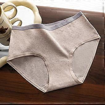 Mid Waist Lengthened Crotch Antibacterial Breathable Daily Women Underwear