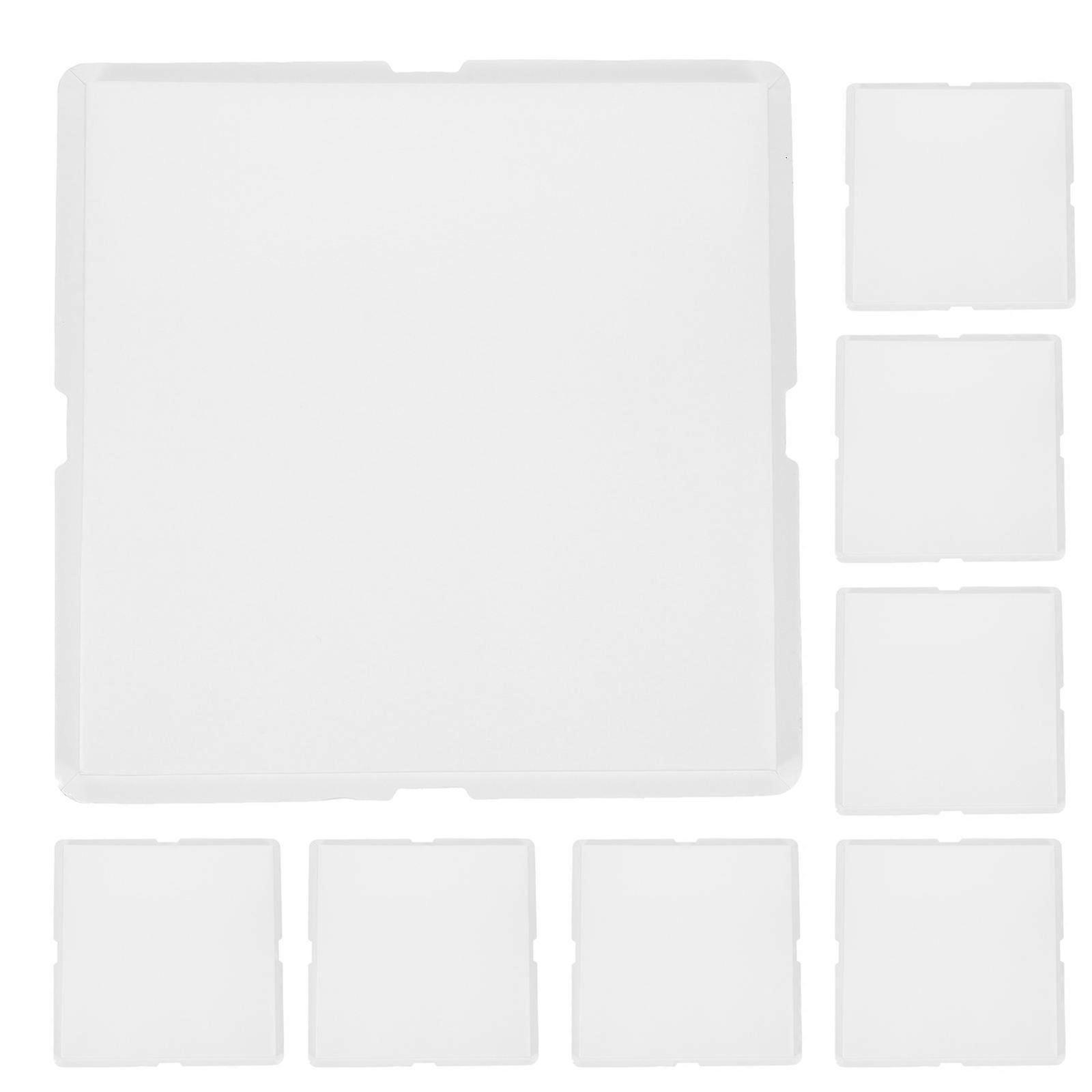 Egg Cake Base Boards Square Cake Base compatible with Serving 10Pcs White Paper