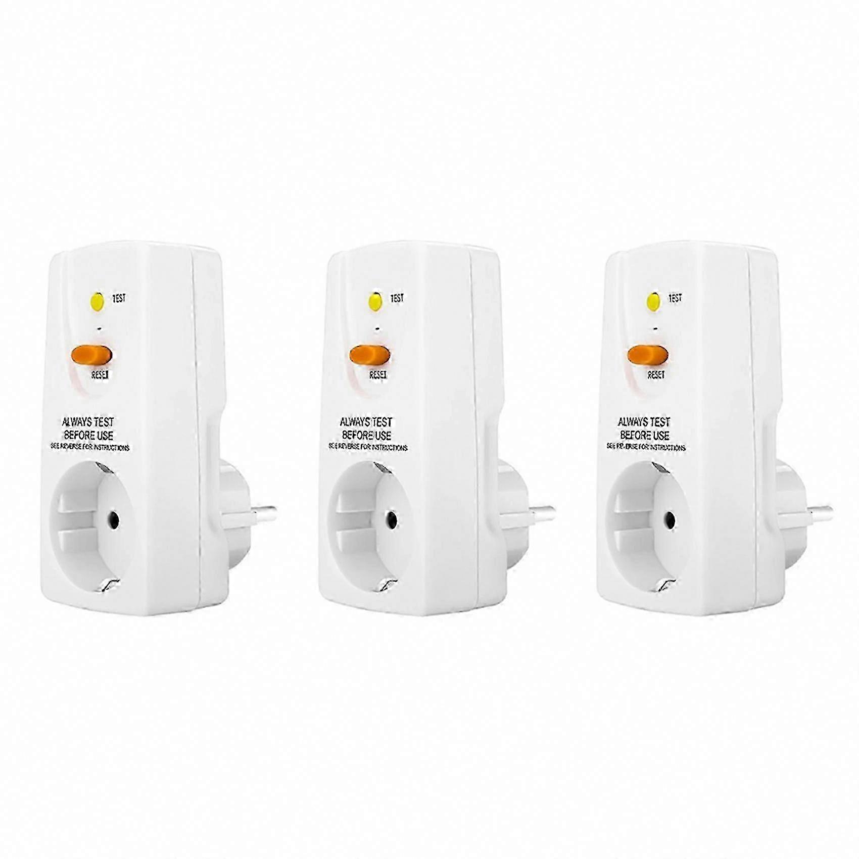 16A 10mA RCD Plug IP44 Pack