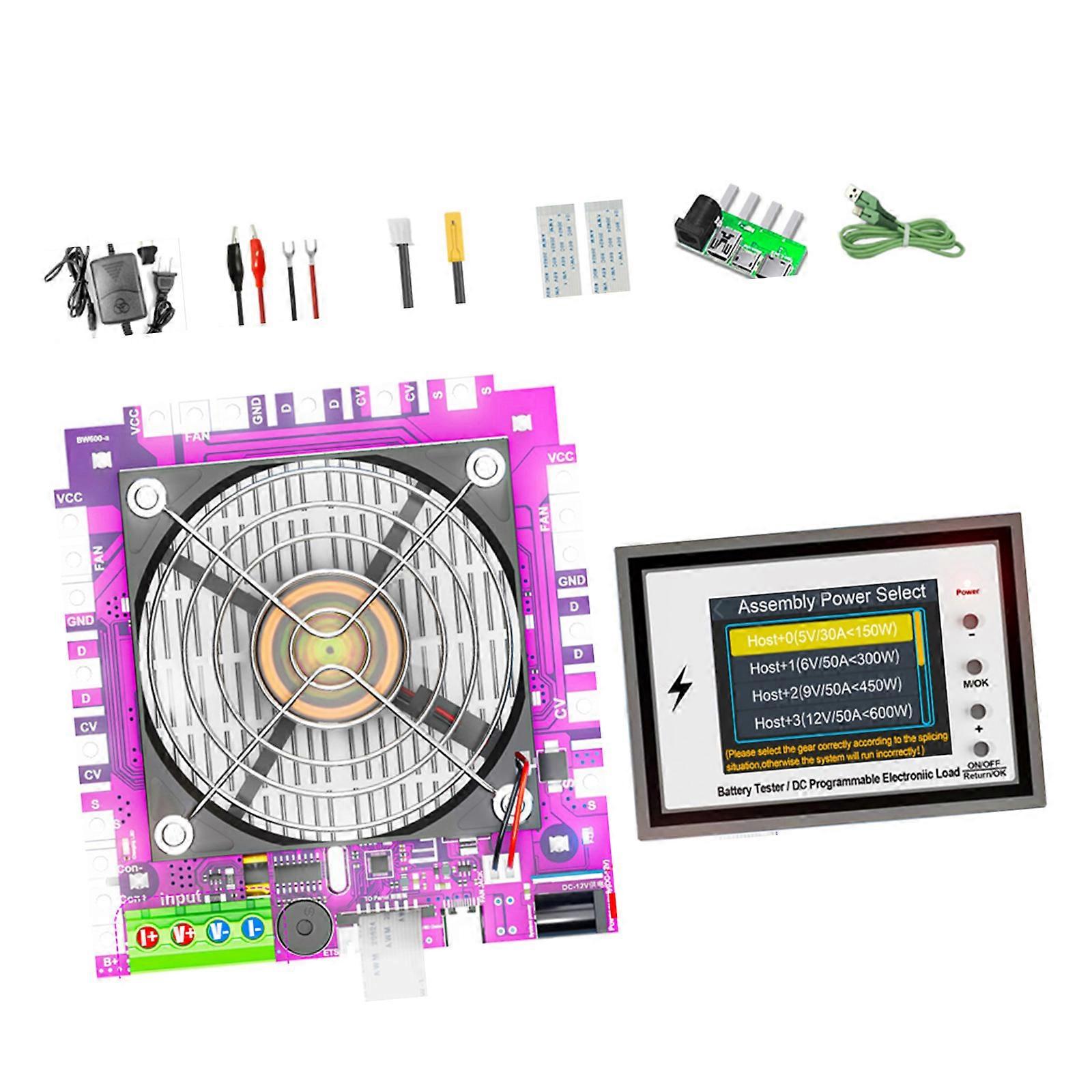 Professional Battery Capacity Tester With Multiple Cycling Discharge Tests For Power Supply Performances Analysis Multicolor