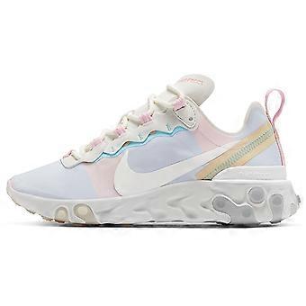 Nike React Element 55 Weiß/Karmesinrot/Gold Damen DB5926-011