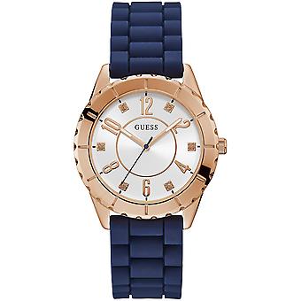 Guess ladies sport watch for Women Analog Quartz with stainless steel bracelet W1095L2