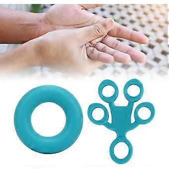 Attrezzo per rafforzare le dita, anello per esercizi manuali in silicone, dita antistrappo, polsi rinforzati per uso domestico