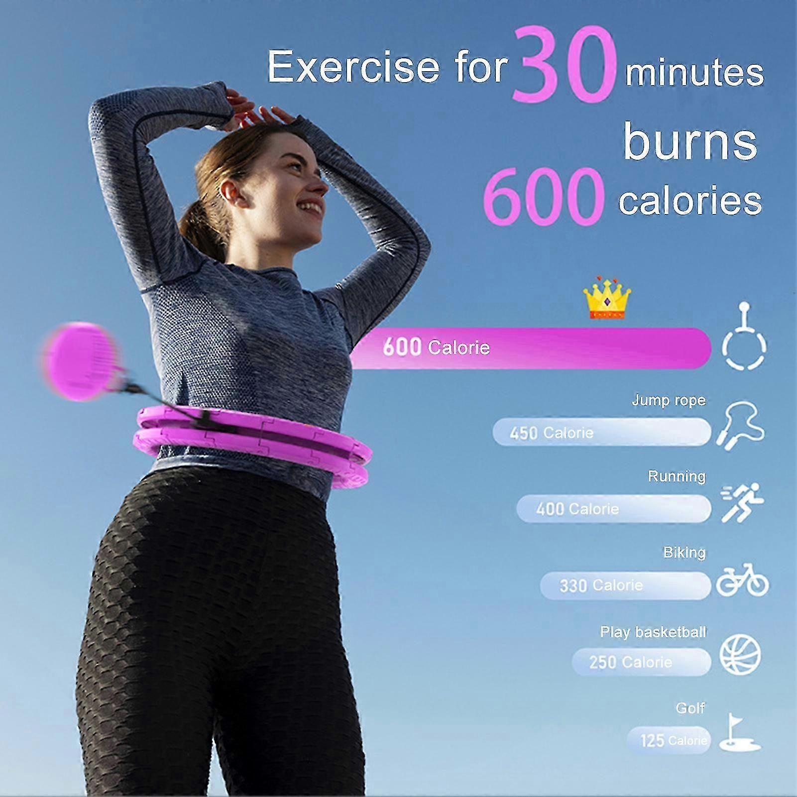 ABS Weighted Hoop With Massage Nodes