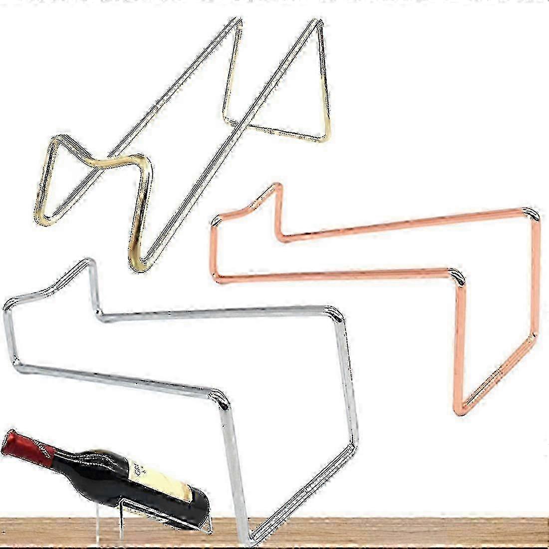 Modern Single-Bottle Wine Rack Set